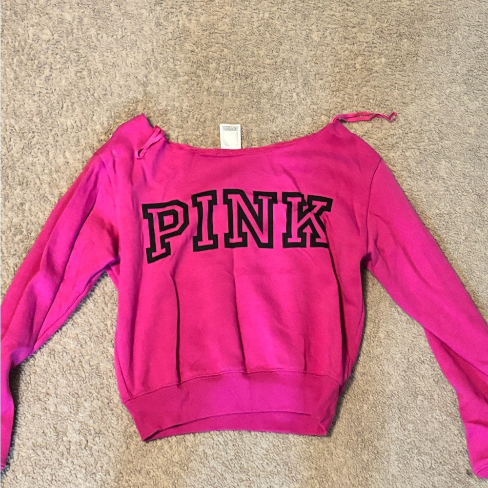 Victoria's Secret Magenta Off-Shoulder Top